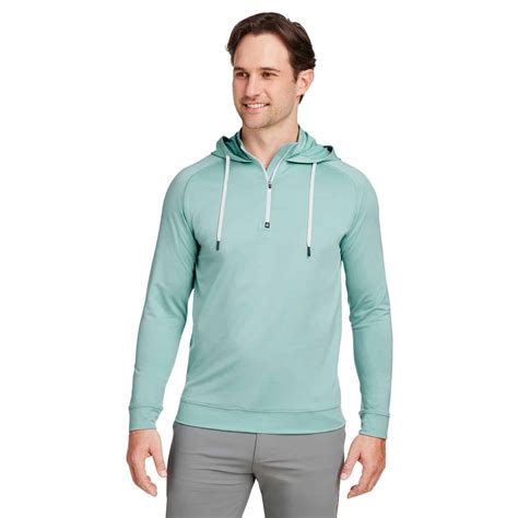 Swannies Golf Men's Vandyke Quarter-Zip Hooded Sweatshirt - WS Emerson
