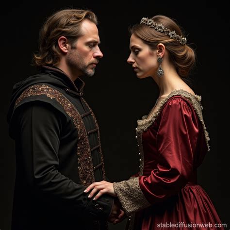 Macbeth and Lady Macbeth Portraits | Stable Diffusion Online