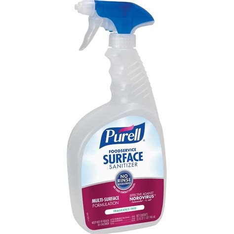 PURELL Foodservice Surface Sanitizer, Fragrance Free, 32 oz Capped ...