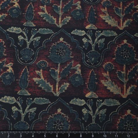 Buy Multi Color Digital Printed Cotton Fabric 92550/1 | FFAB