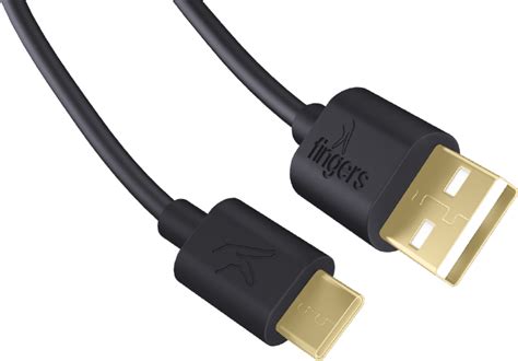 FINGERS FMC-TypeC-1.5m Mobile Cable | Charge & Data Sync