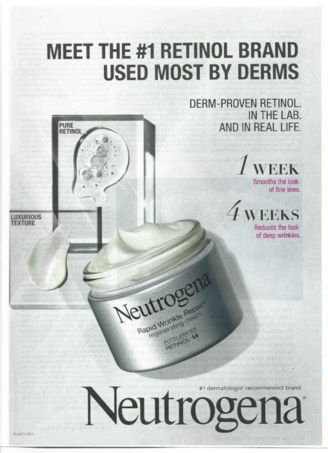 Neutrogena Magazine Ad