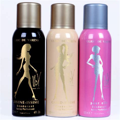UDV divine ,gold issime & pour elle Deodorant Spray - For Women - Price ...