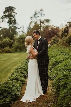 Real Brides Scotland by Stewart Parvin Lace And Bridesmaids In Emerald For A Real Brides Scotland
