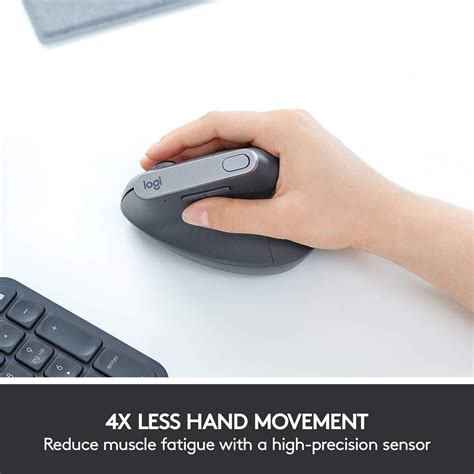 Buy Logitech MX Vertical Wireless Mouse – Advanced Ergonomic Design ...