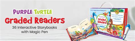 Buy Purple Turtle Graded Reader Box (36 Books in a box) Level 1,2 & 3 ...