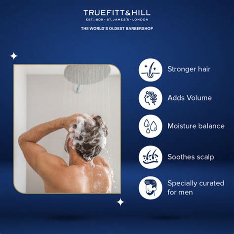 Perfect shampoo for men's hair management – Truefitt & Hill India