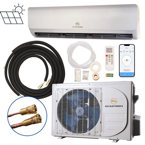 EG4 Hybrid AC/DC Solar Mini Split Air Conditioner Heat Pump | 24000 BTU ...