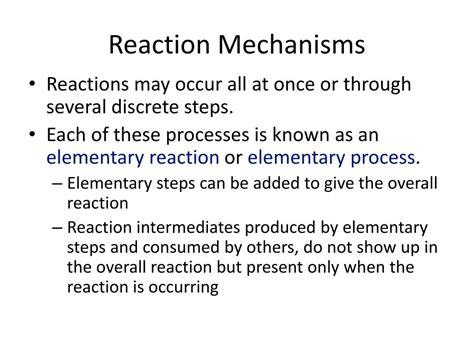 Image result for Reaction Mechanisms Examples