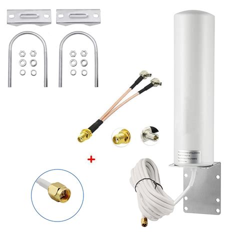 Buy High Gain 10-12dBi External SMA Male/Dual TS9 3G 4G LTE Bracket ...