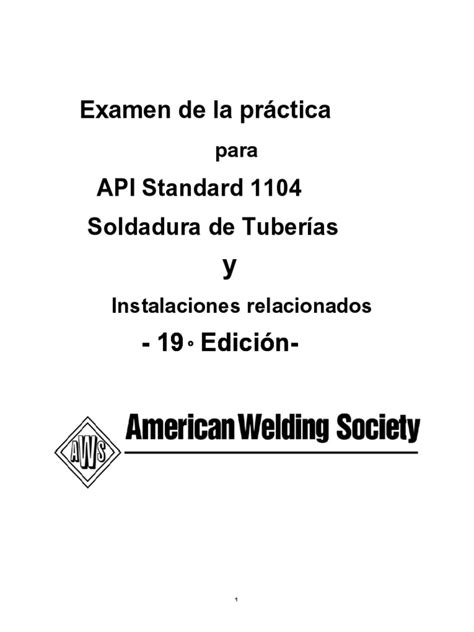 Image result for API 1104 Study Set