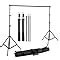 YUGAM Photography Backdrop Stand Kit Background Support Kit Foldable ...