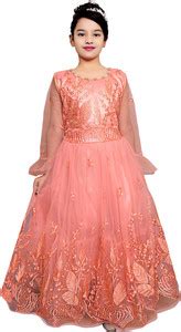 VIVEKGARMENT Girls Maxi/Full Length Party Dress Price in India - Buy ...