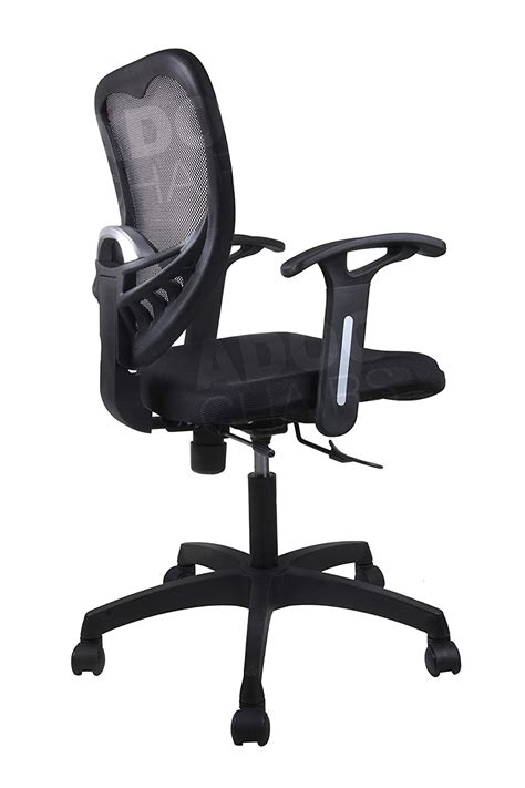 ADOC Chairs Oren Medium Back Ergonomic Office Chair with Mesh Back ...