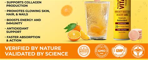 Vitamin C Orange Flavour 20 Effervescent Tablets (Pack Of 3) for Immun ...