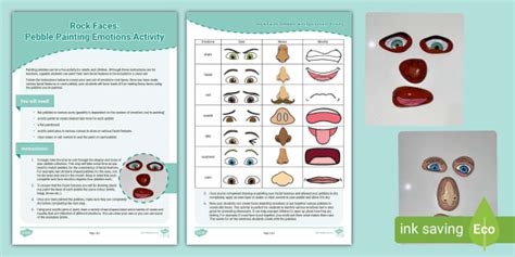 Rock Faces: Pebble Painting Emotions Activity