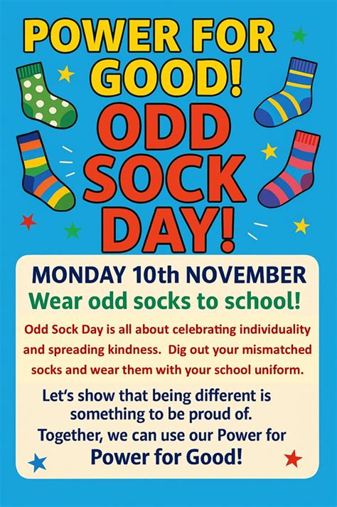 Power For Good! Odd Socks Day!, Dallington Rd, BN22 9EE, Eastbourne, 10 ...