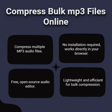 Bulk Compress MP3 Files: Reduce File Size Efficiently