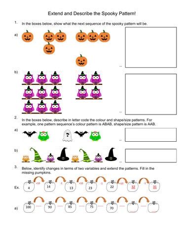 Understanding and Extending Patterns Worksheet by KaticK - Issuu ...