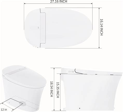 R&T Tankless Smart Toilet with Auto Flush - India | Ubuy