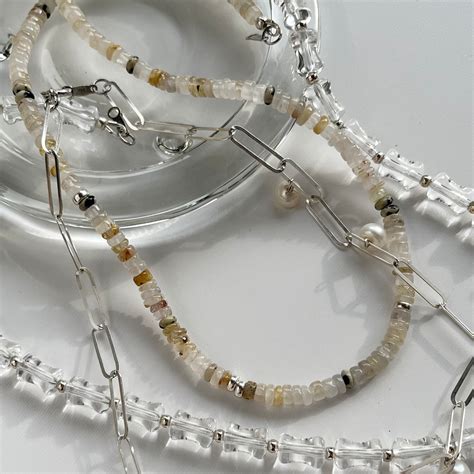 rutile quartz necklace | laluna