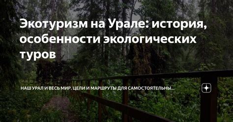 Экотуризм на Урале: история, особенности экологических туров | Наш Урал ...