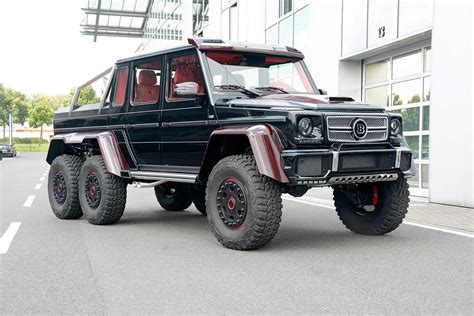 Brabus Mercedes-Benz G63 AMG 6x6 Now Sports Red Carbon Fiber, For ...