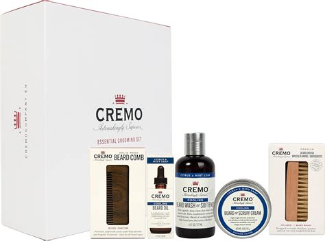 Cremo Beard Care Gift Set Kit for Men | Shampoo | Oil | Cream | Comb ...
