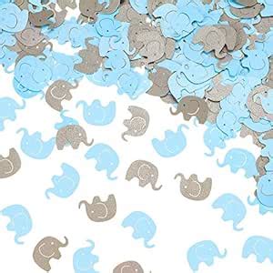 600 Pieces Elephant Confetti Elephant Paper Cutouts Elephant Table ...