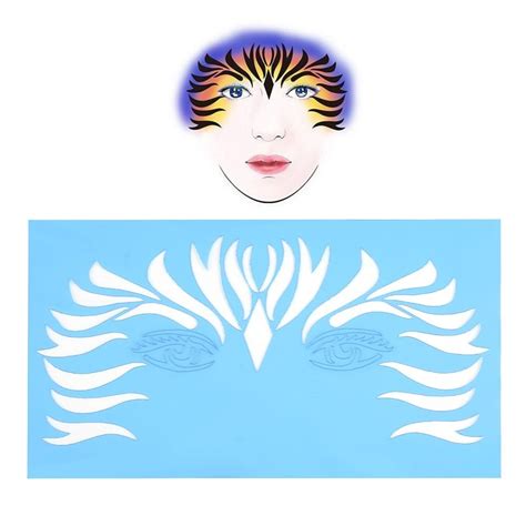 DEWIN Unicorn Face Paint Stencil - Christmas Face Paint Stencils ...
