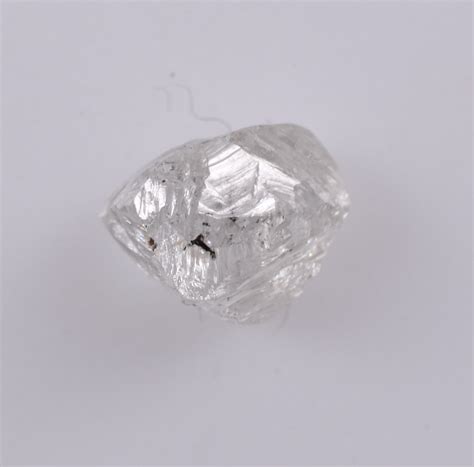 Rough White Diamond Natural Color | Unique Specimen 2.53ct from Dem ...