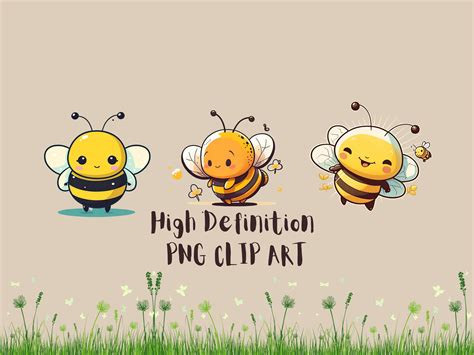 Bee Clipart, Baby Bee Clip Art, Nursery Decor, Baby Shower, Baby Wall ...