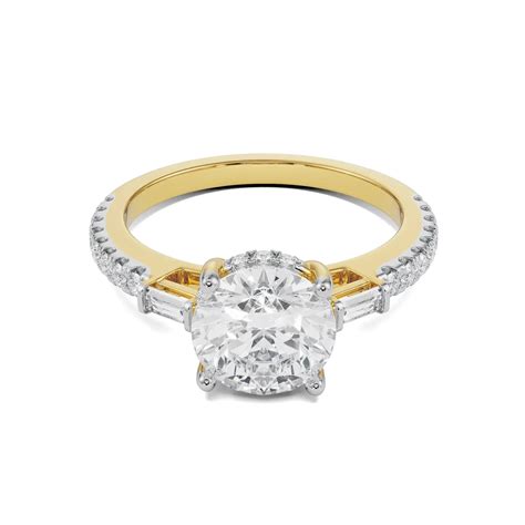 Buy Three Stone Diamond Ring At Best Price – Emori