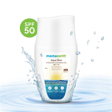 Mamaearth Aqua Glow Sunscreen Gel with SPF 50 - 50g