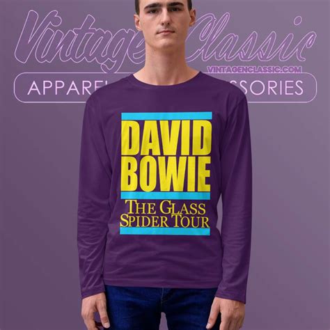 David Bowie Shirt The Glass Spider - Vintagenclassic Tee