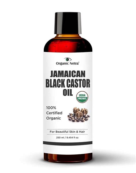 Buy Organic Netra Cold Pressed Jamaican Black Castor Oil for Hair ...