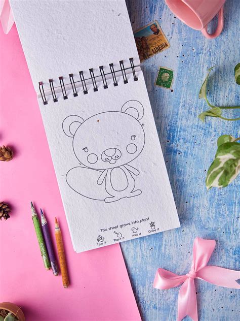Eco-Friendly Plantable Kids Coloring Gift Set
