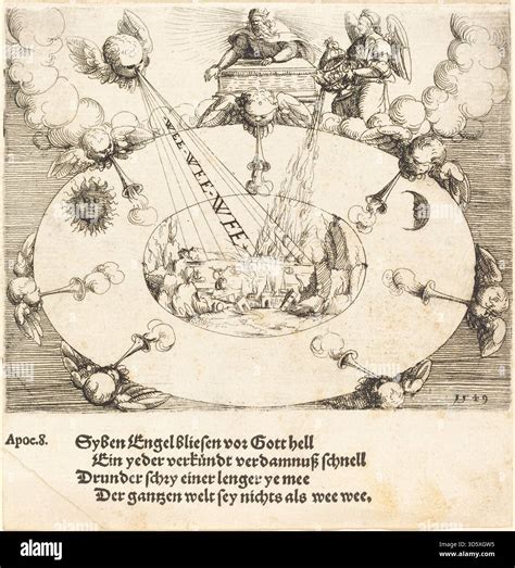 This 1549 engraving by Augustin Hirschvogel depicts the biblical scene ...