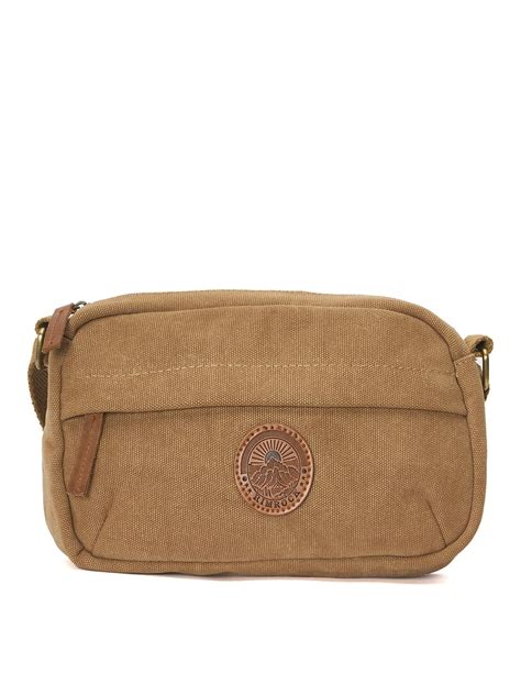 Rimrock Canvas Utility Messenger Bag with Leather Trim, Mountain Logo ...