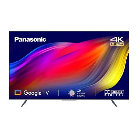 Panasonic 108 cm (43 inches) 4K Ultra HD Smart LED Google TV TH ...