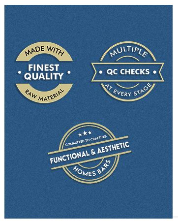 HAUS OF BARS by SpeedX - Model X Home Bar Cabinet Wooden Vinyl & Matt ...