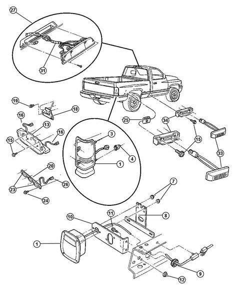 An Illustration of Dodge Ram Body Components
