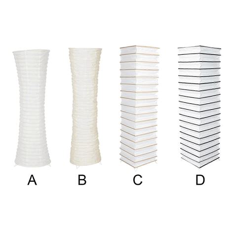 Japanese Style Rice Paper Floor Lamp Shade Standing Light Cover ...