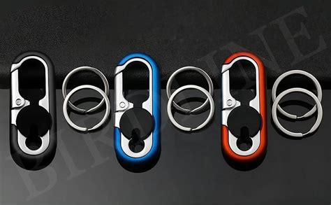 BIRDLINE Multifunctional Car Keychain With Metal Key Ring - Durable ...