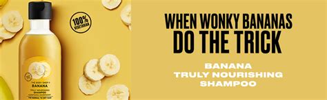 The Body Shop Banana Truly Nourishing Shampoo, 400 ML - For Dry Hair ...