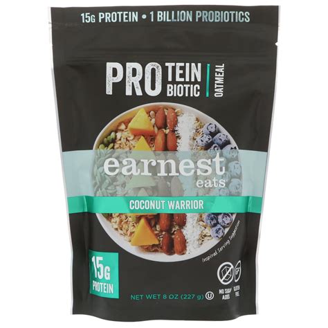 Earnest Eats, Protein Probiotic Oatmeal, 8 oz (227 g)