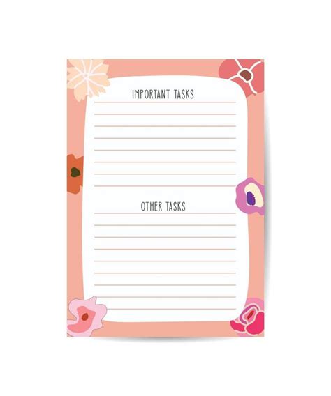 Image result for Printable Task Planner