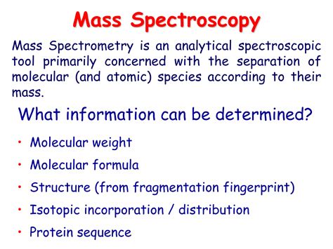 MASS SPECTROSCOPY.ppt