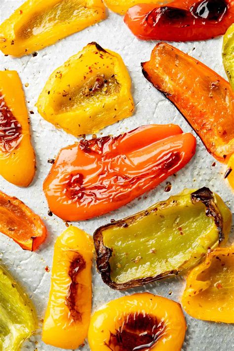 Roasted Bell Peppers - Easy & Yummy! - Beaming Baker