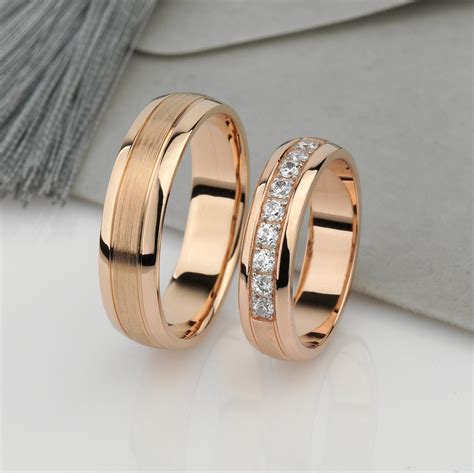 Wedding Bands Set His and Hers. Couples Wedding Bands. Diamond Wedding ...